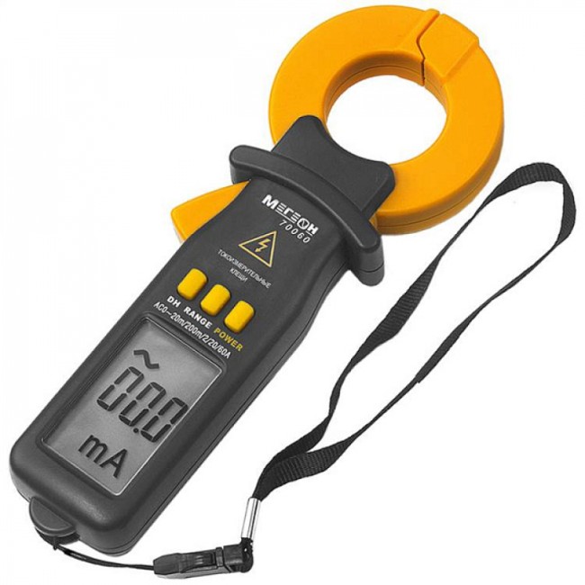 Компактные цифровые токоизмерительные клещи МЕГЕОН 70060 Компактные цифровые токоизмерительные клещи МЕГЕОН 70060