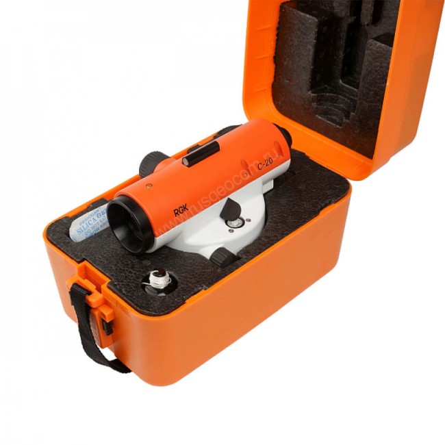 Комплект оптический нивелир RGK C-20 с поверкой + штатив S6-N + рейка AMO S3 Комплект оптический нивелир RGK C-20 с поверкой + штатив S6-N + рейка AMO S3