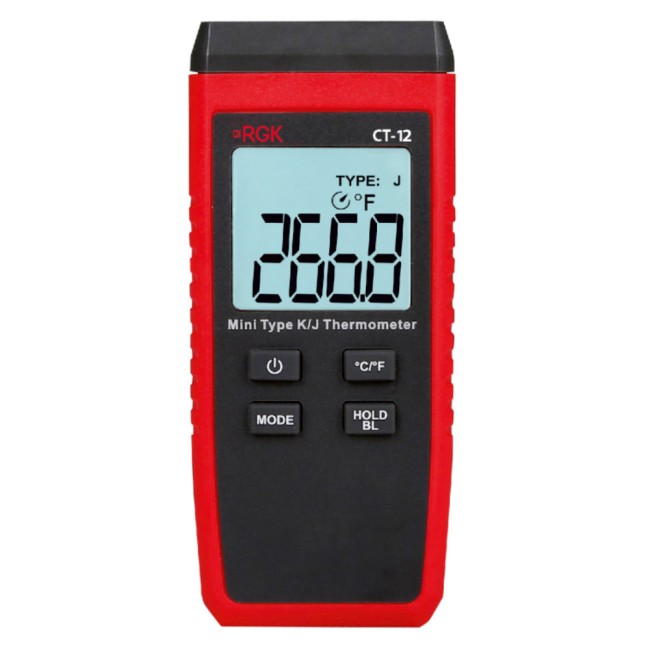 Термометр RGK CT-12 с поверхностными зондами TR-10S с поверкой Термометр RGK CT-12 с поверхностными зондами TR-10S с поверкой