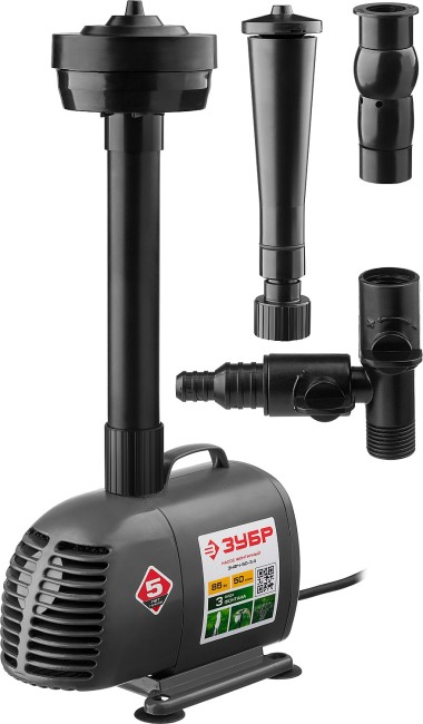 Фонтанный насос ЗНФЧ-50-3.4 ЗУБР 85 Вт Фонтанный насос ЗНФЧ-50-3.4 ЗУБР 85 Вт