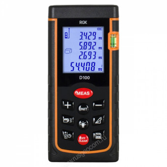 Лазерный дальномер RGK D100 (с поверкой) Лазерный дальномер RGK D100 (с поверкой)