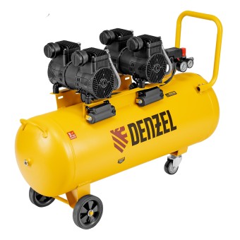 Компрессор безмасляный малошумный DLP-3000/100 Denzel Компрессор безмасляный малошумный DLP-3000/100 Denzel