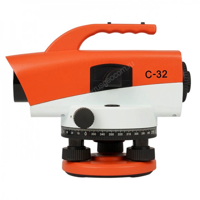 Комплект оптический нивелир RGK C-32 с поверкой + штатив S6-N + рейка AMO S4