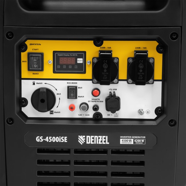 Генератор инверторный GS-4500iSE Denzel Генератор инверторный GS-4500iSE Denzel