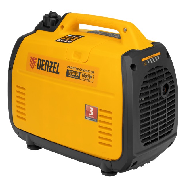 Генератор инверторный GT-1200iS, 1.2 кВт, 230 В, бак 2.4 л, закрытый корпус, ручной старт Denzel Генератор инверторный GT-1200iS, 1.2 кВт, 230 В, бак 2.4 л, закрытый корпус, ручной старт Denzel