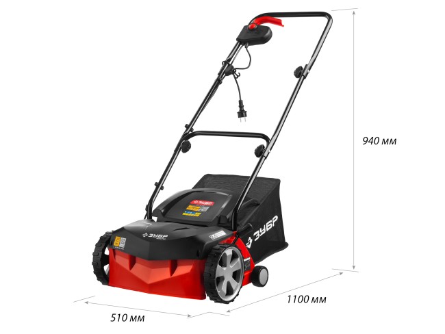 Скарификатор-аэратор электрический ЗСЭ-32-1000 ЗУБР Скарификатор-аэратор электрический ЗСЭ-32-1000 ЗУБР