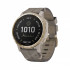 Часы Garmin Fenix 6S Pro Solar золотистый с серым замшевым ремешком Часы Garmin Fenix 6S Pro Solar золотистый с серым замшевым ремешком