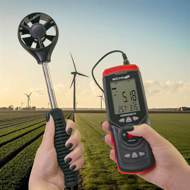 Анемометр МЕГЕОН 11107 Анемометр МЕГЕОН 11107