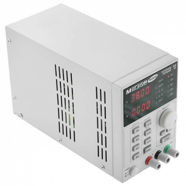 Одноканальный программируемый линейный источник питания МЕГЕОН 363010 Одноканальный программируемый линейный источник питания МЕГЕОН 363010