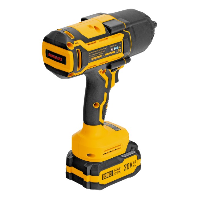 Гайковерт ударный аккумуляторный CIWH-BL-20-1000 Denzel Гайковерт ударный аккумуляторный CIWH-BL-20-1000 Denzel