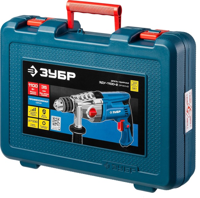 Ударная дрель ЗДУ-1100 ЭРМКМ2 ЗУБР Ударная дрель ЗДУ-1100 ЭРМКМ2 ЗУБР