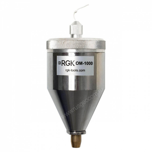 Отвес маркшейдерский RGK OM-1000 со съёмным шнуром Отвес маркшейдерский RGK OM-1000 со съёмным шнуром