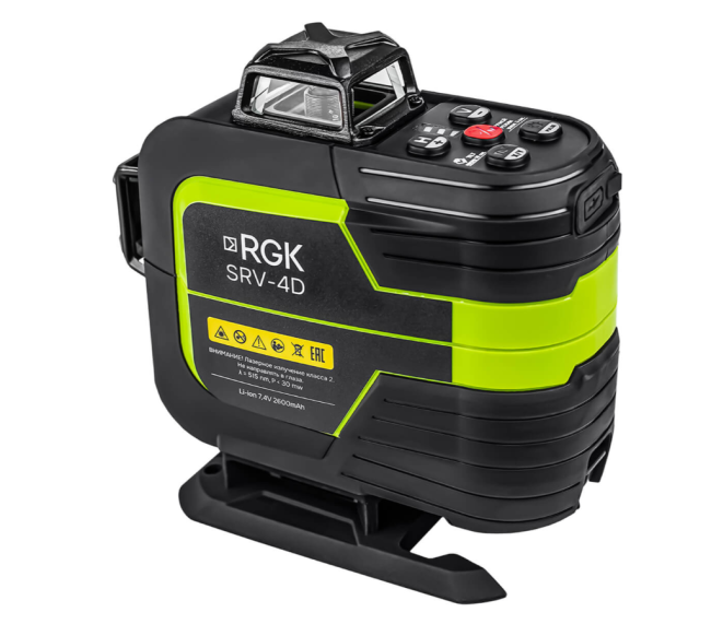 Лазерный уровень RGK SRV-4D с сервоприводом
