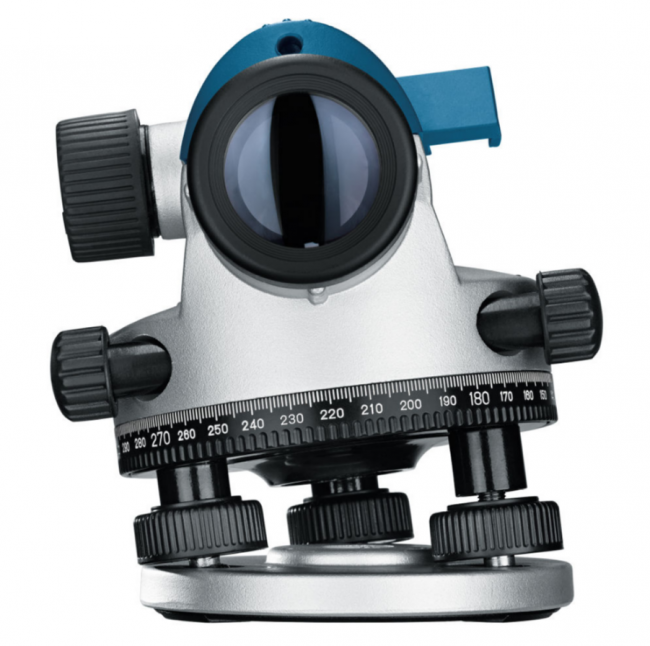 Комплект оптический нивелир Bosch GOL 20D штатив рейка - 3 в 1 Комплект оптический нивелир Bosch GOL 20D штатив рейка - 3 в 1