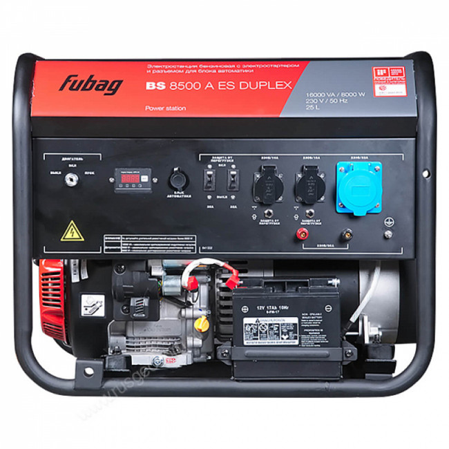 Бензиновый генератор FUBAG BS 8500 A ES DUPLEX Бензиновый генератор FUBAG BS 8500 A ES DUPLEX