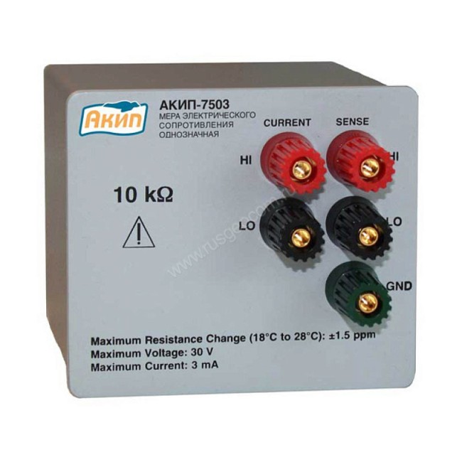 Мера сопротивления АКИП-7503-1ГОм Мера сопротивления АКИП-7503-1ГОм