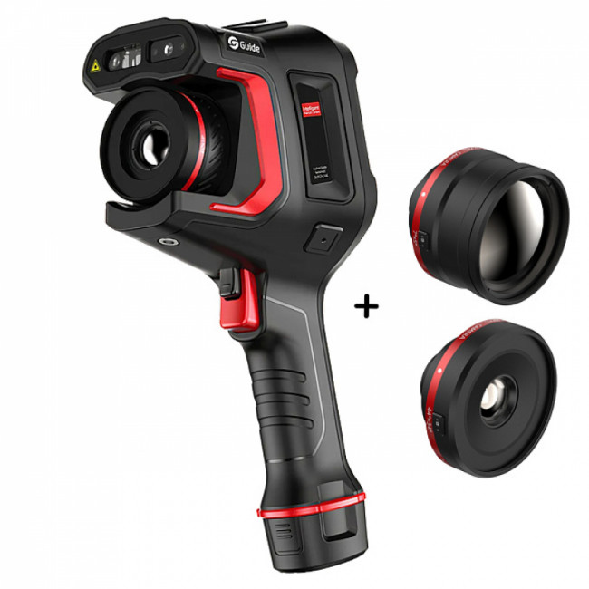 Тепловизор Guide H2 в комплекте с телеобъективом 7° x 5° и широкоугольным объективом 44° x 34° Тепловизор Guide H2 в комплекте с телеобъективом 7° x 5° и широкоугольным объективом 44° x 34°