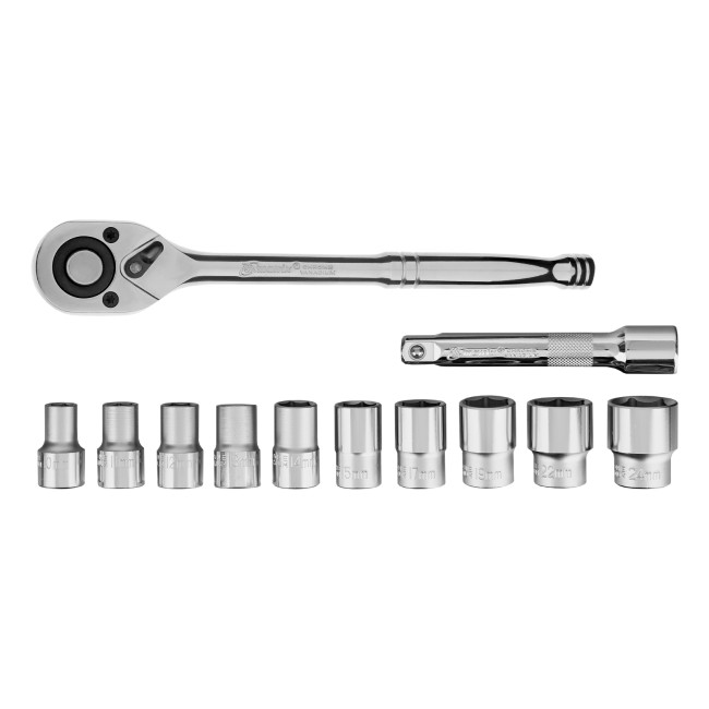 Набор торцевых головок, 1/2" 12 предметов Matrix Набор торцевых головок, 1/2" 12 предметов Matrix