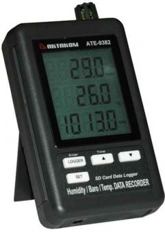 Измеритель-регистратор температуры, влажности, давления Актаком АТЕ-9382