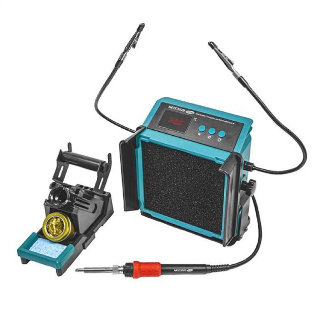 Паяльная станция с дымоуловителем МЕГЕОН 00348 Паяльная станция с дымоуловителем МЕГЕОН 00348