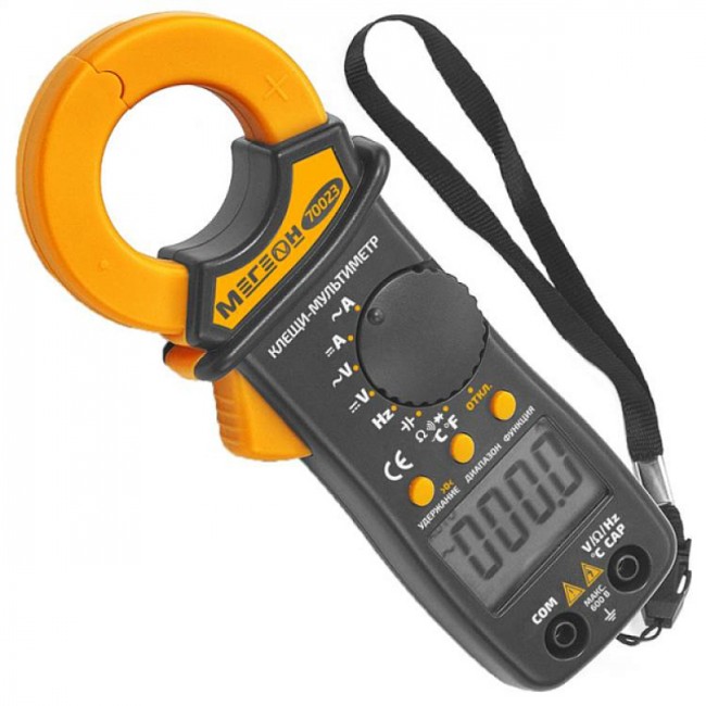 Цифровые токоизмерительные клещи МЕГЕОН 70023 Цифровые токоизмерительные клещи МЕГЕОН 70023
