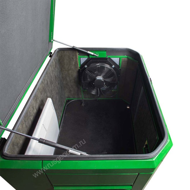 Тихий зимний кожух для генератора 1200 RAL 6002 Тихий зимний кожух для генератора 1200 RAL 6002