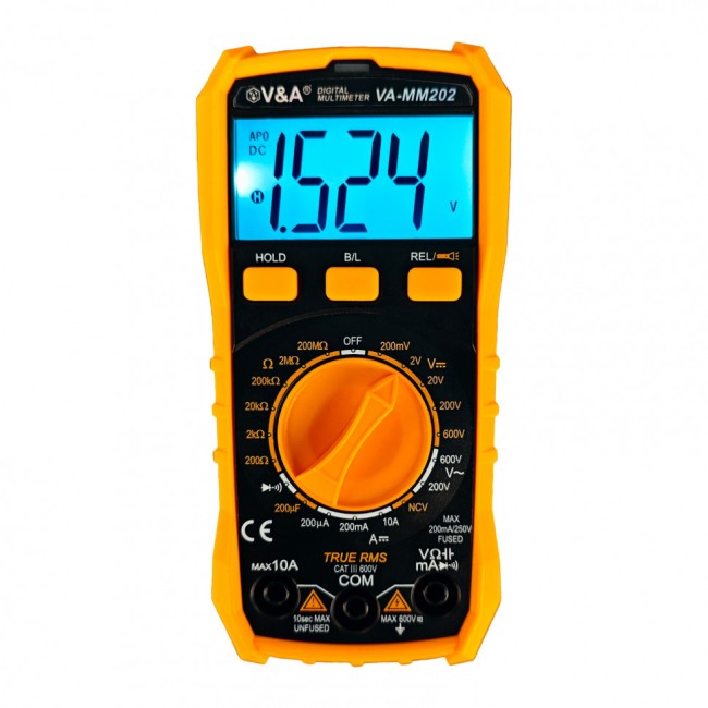 Цифровой мультиметр VA-MM202 Цифровой мультиметр VA-MM202